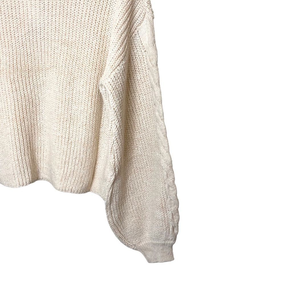 Nwt BP Cable Knit Balloon Sleeve Sweater - Picture 4 of 14